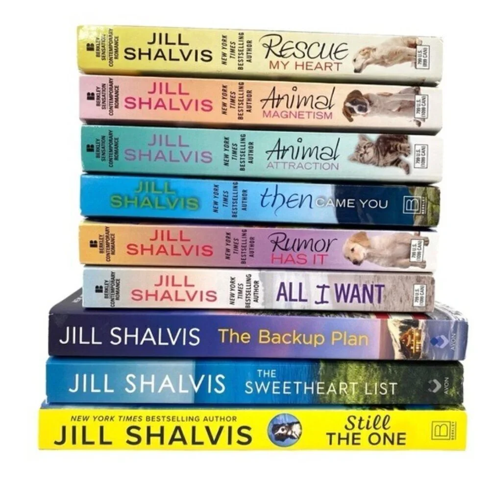 Jill Shalvis Animal Magnetism and Sunrise Cove Series Paperback Book Lot